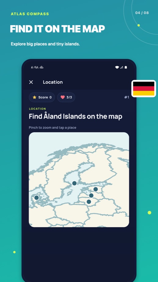 Atlas Compass zoomed map location question